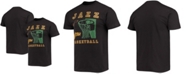 Junk Food Men's Black Utah Jazz Slam Dunk T-shirt